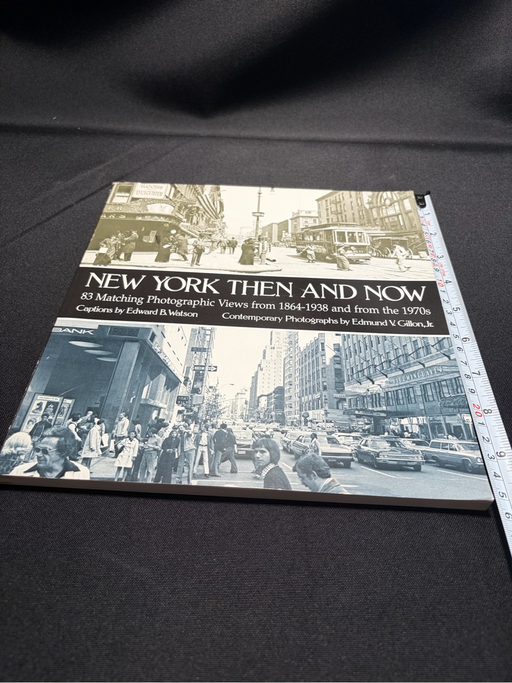 New York Then and Now Photo Book - Black & White Cover